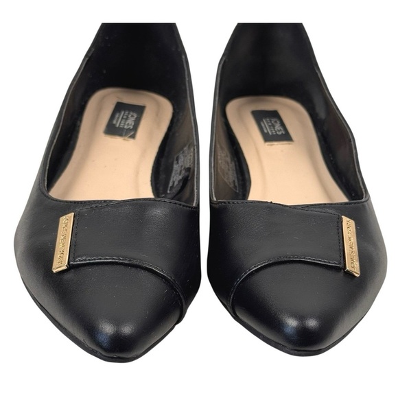 Jones New York Signature “Qamar” Flats, Women's Size 8.5, Black Pointed Toe - Picture 4 of 8